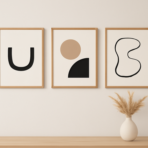 Minimalistische Wanddeko: Klarheit, Stil und Lebensraum-Perfektion